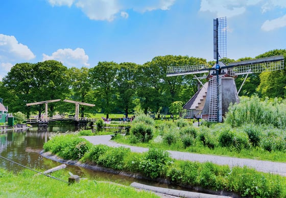 Dutch windmill in Netherlands hubspot