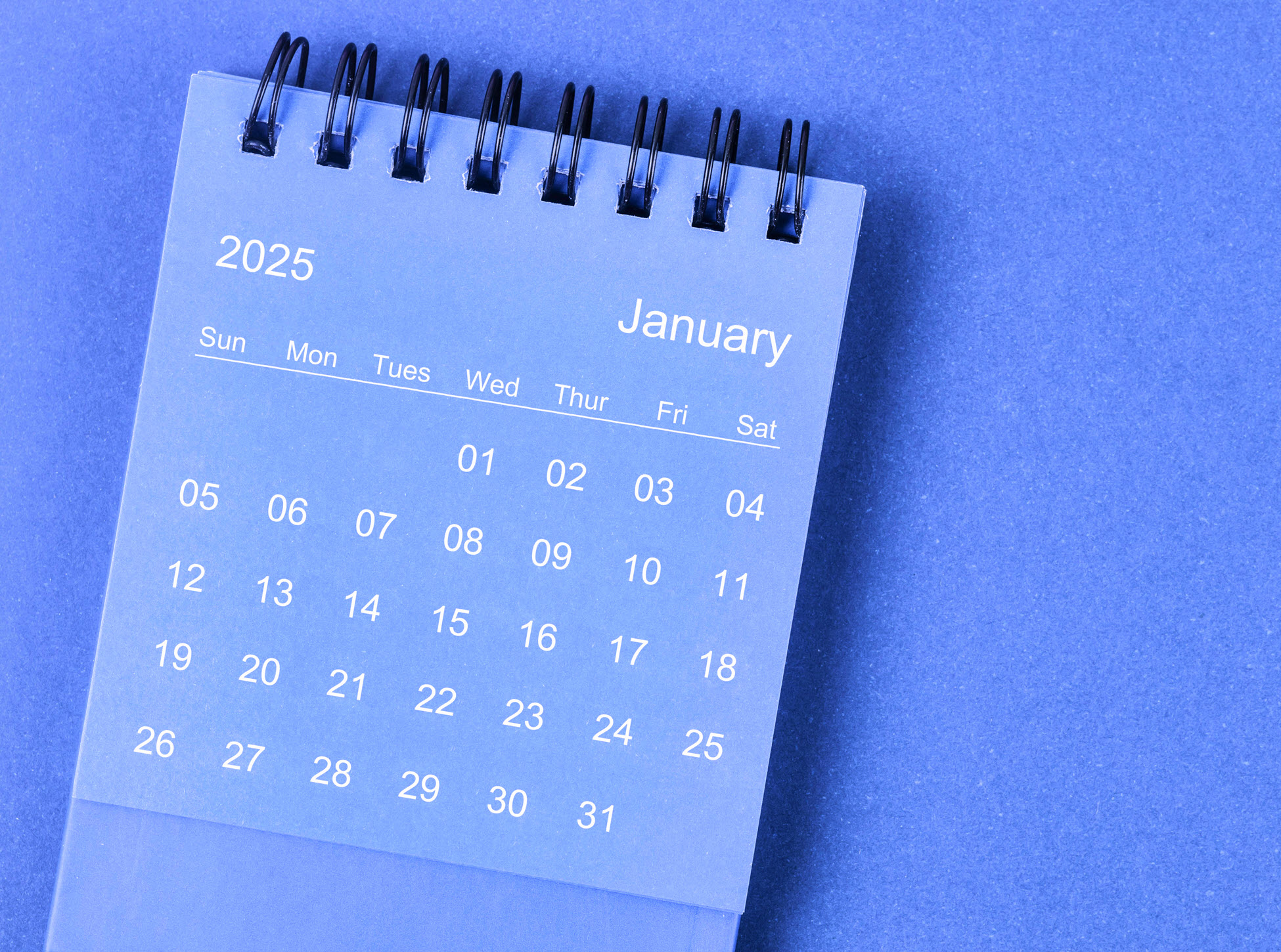 January 2025 calendar website