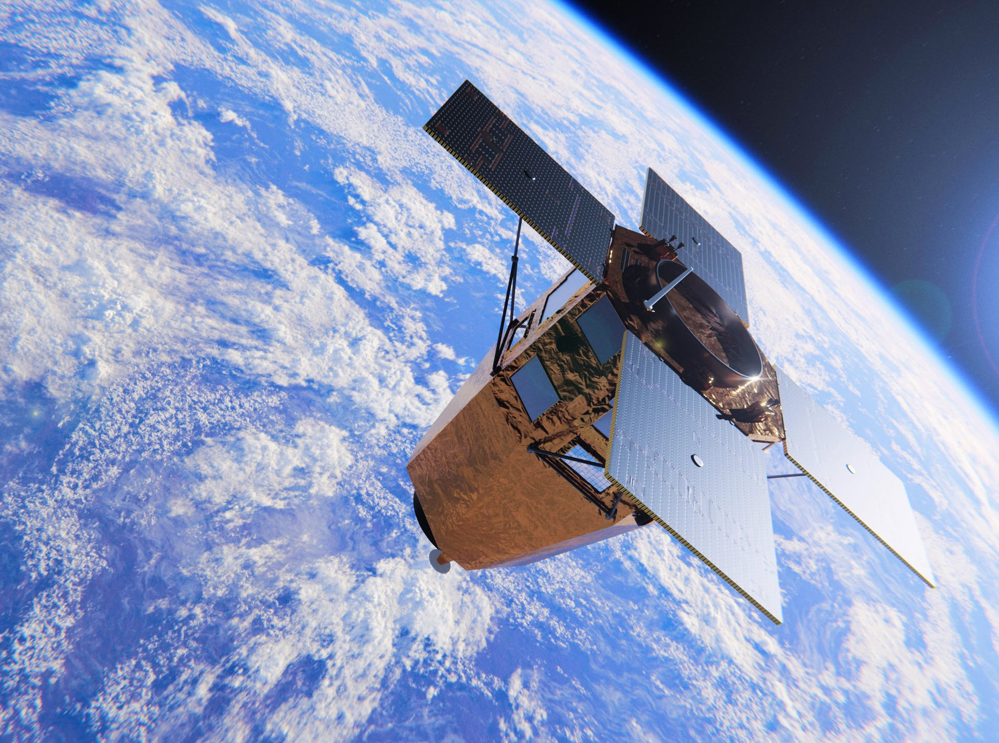 LEO satellite in orbit website