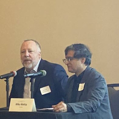 Miku Mehta presenting