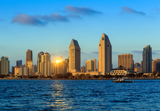 San Diego skyline website
