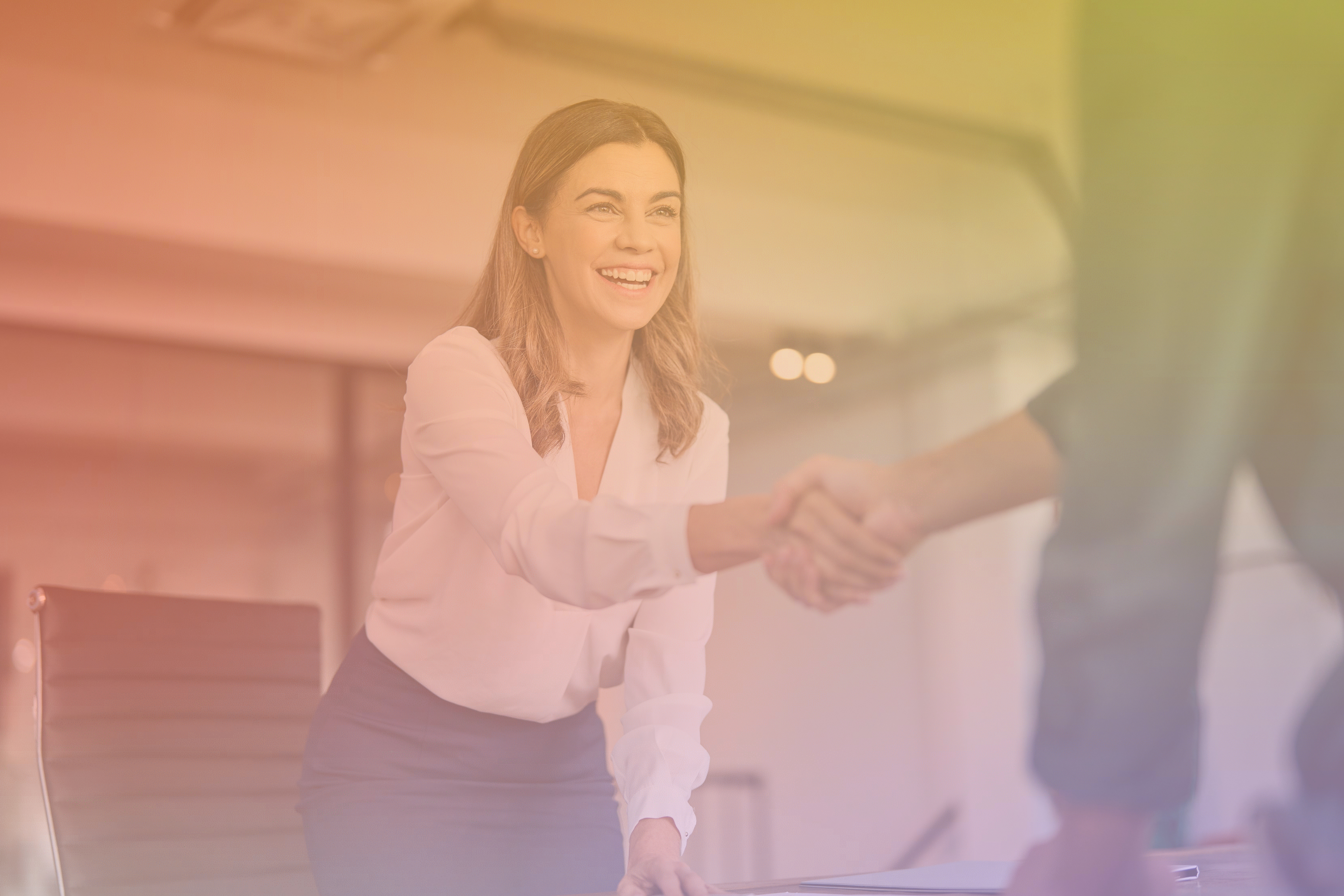 business woman happy with negotiations-1