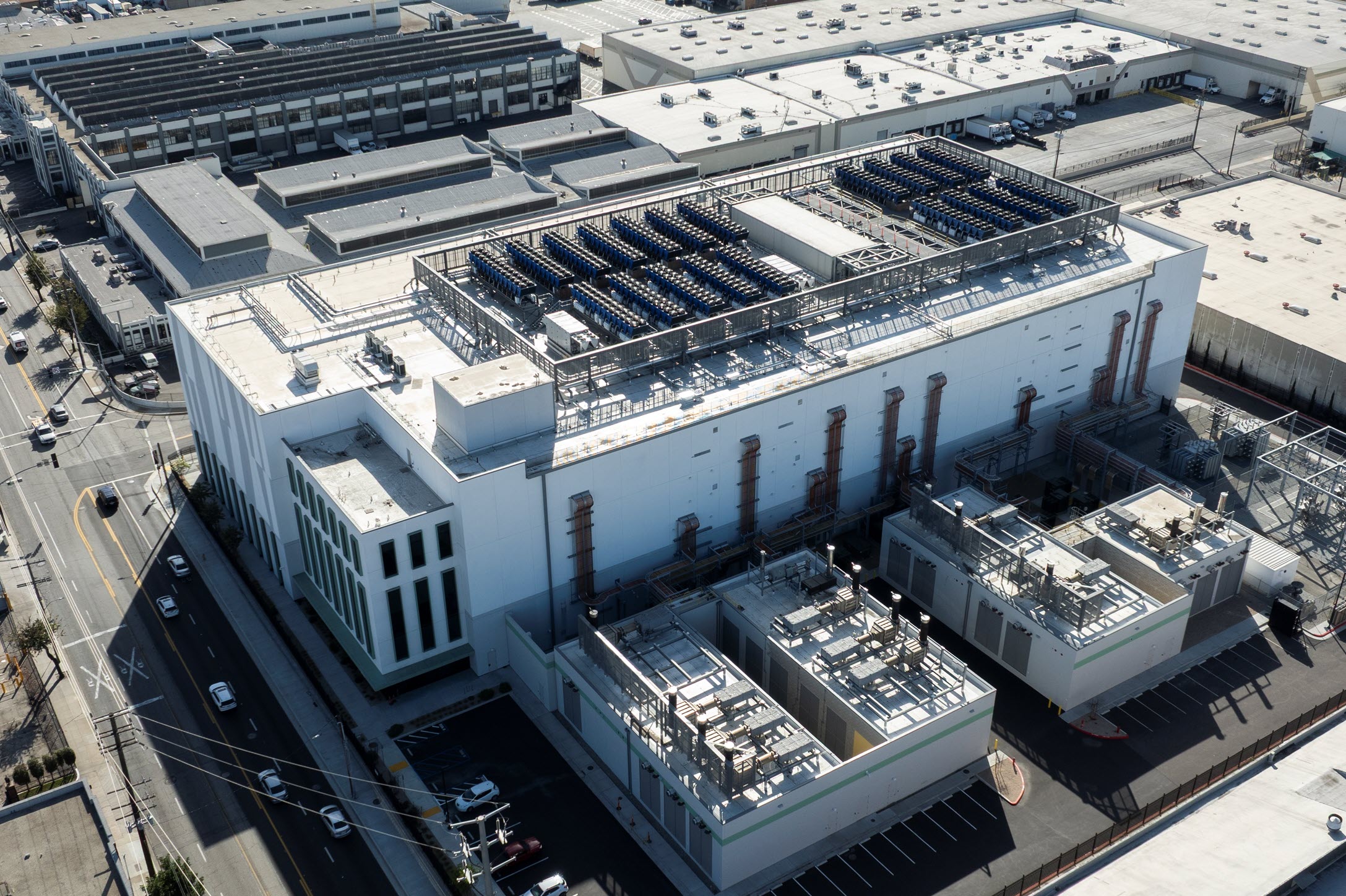 data center with infrastructure
