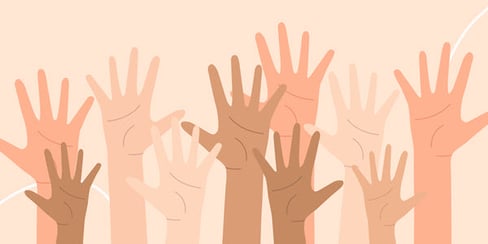 diversity hands hubspot