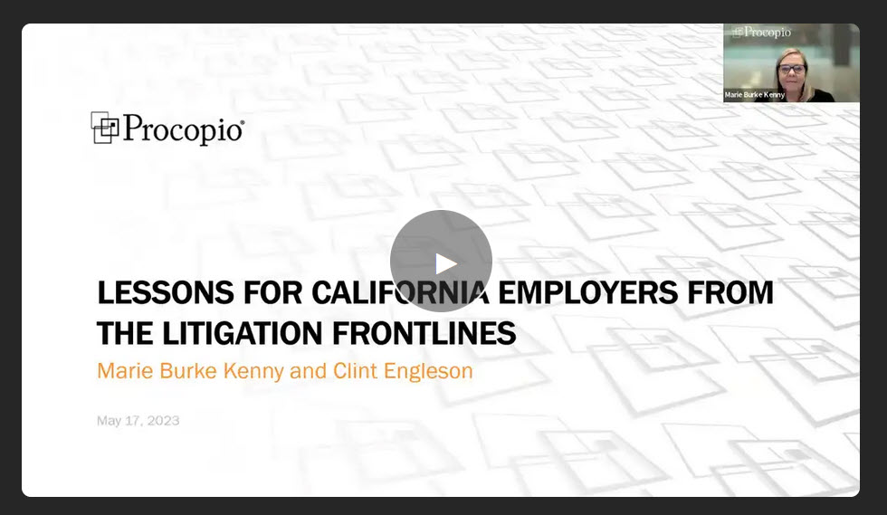 litigation front lines employment webinar