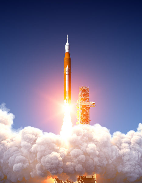 rocket launch vertical